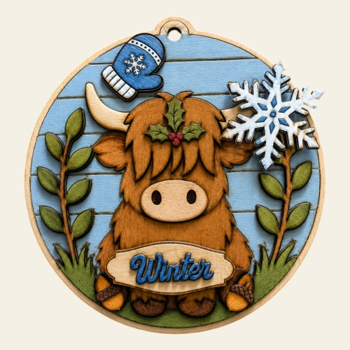 Winter Interchangeables – Unfinished Wood DIY Seasonal Set