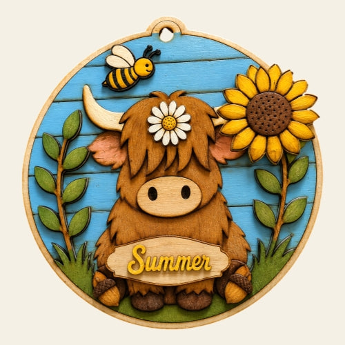 Summer Interchangeables – Unfinished Wood DIY Seasonal Set