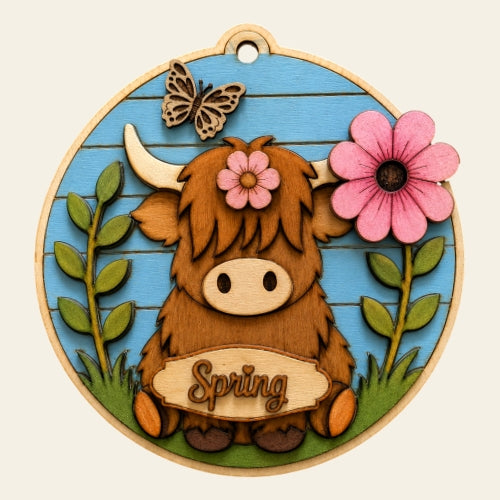 Spring Interchangeables – Unfinished Wood DIY Seasonal Set
