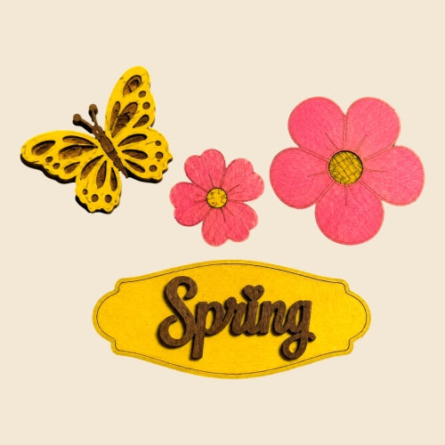 Spring Interchangeables – Unfinished Wood DIY Seasonal Set