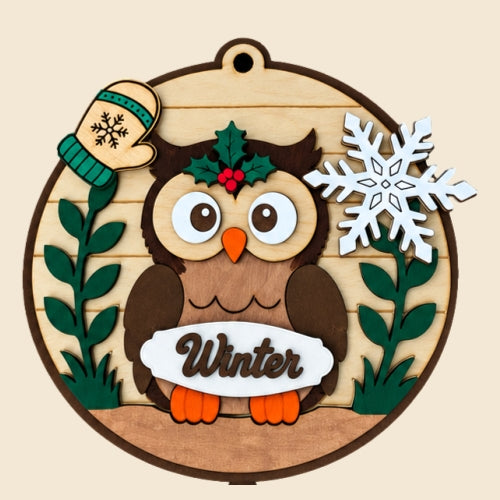 Winter Interchangeables – Unfinished Wood DIY Seasonal Set