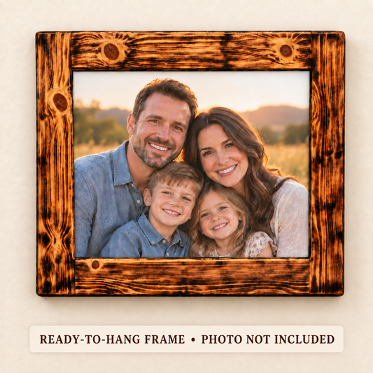 Rustic Wood Picture Frame – 3½″ Wide Molding