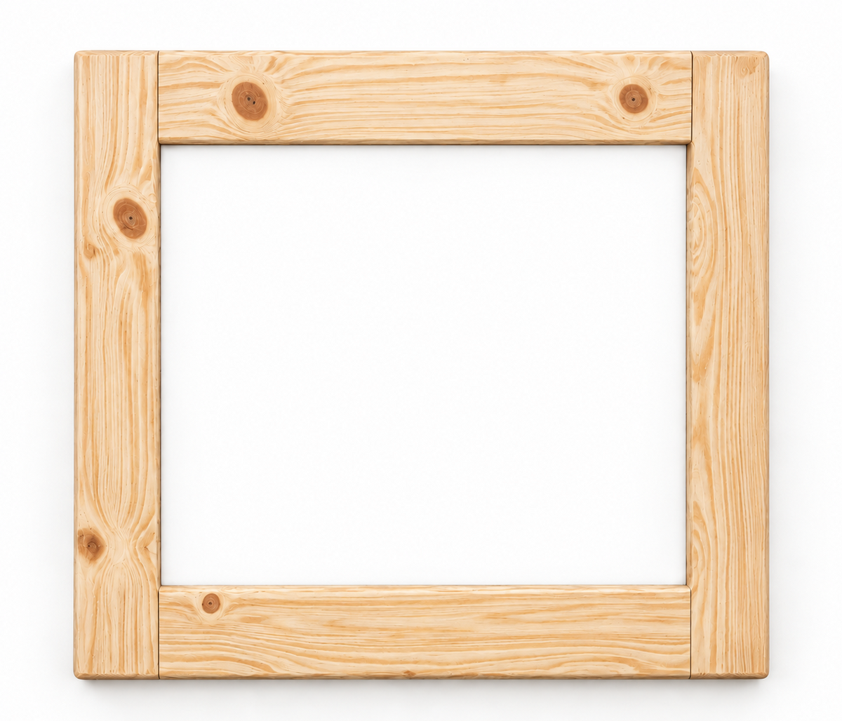 Unfinished Pine Picture Frame Blank – 3½″ Molding